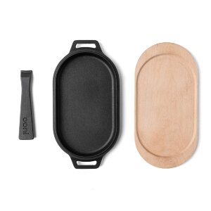 Сковорода Ooni чугунная гладкая со съёмной ручкой