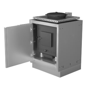 Тумба-основание печи встраиваемой под казан