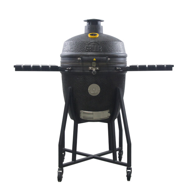 Керамический гриль GRLLR Ember 22″ матово-черный с тележкой