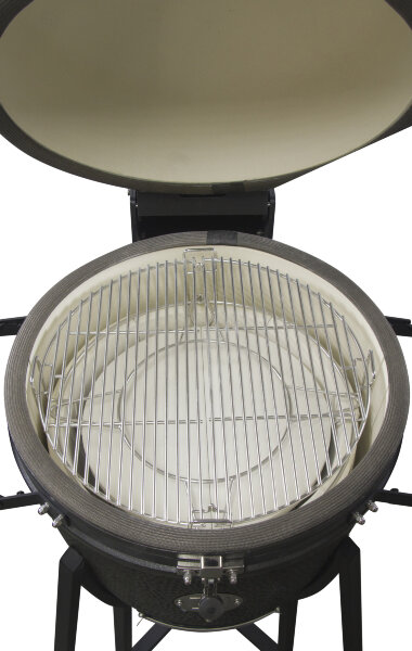 Керамический гриль GRLLR Ember 22″ матово-черный с тележкой