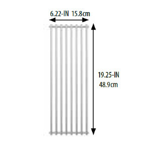 Решетка для грилей Broil King Imperial/Regal/Offset/Charcoal/Pellet нержавеющая сталь