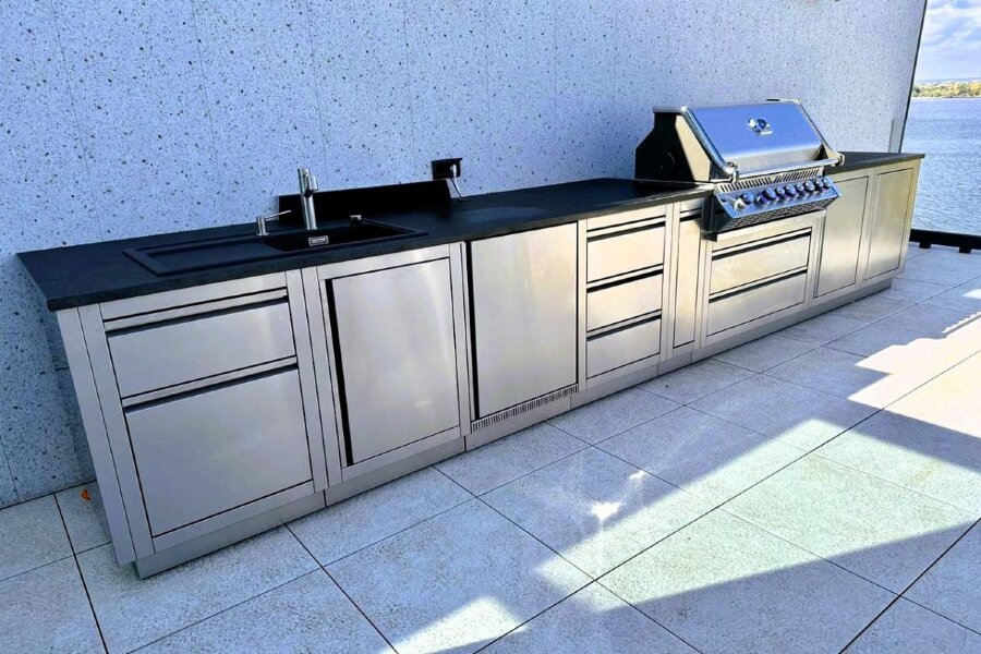 Модульная гриль-кухня KuhniGrillONTARIO (8 модулей)