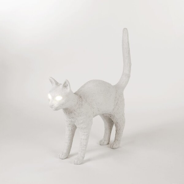 Seletti Настольная лампа Jobby The Cat White