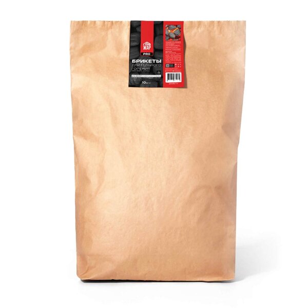 Угольные брикеты ГлавЖар 10 кг (Подушечка)