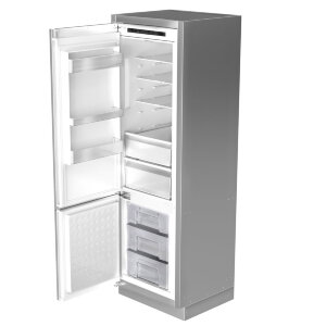 Колонна встраиваемого двухкамерного холодильника