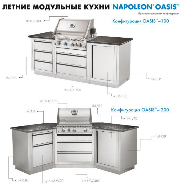 Газовый гриль Napoleon BILEX-485 (встраиваемый)