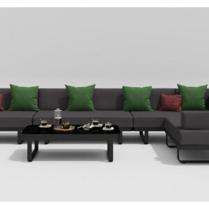 Лаунж зона Gardenini Hacienda темно-серый/антрацит