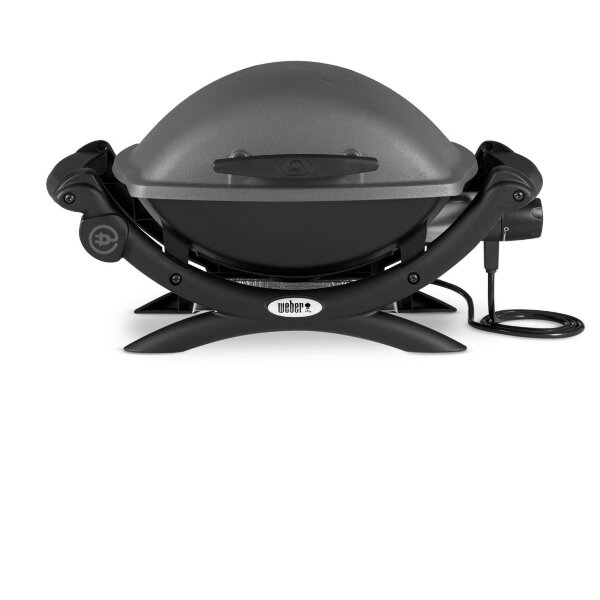 Электрический гриль Weber Q 1400 темно-серый ( на подставке)