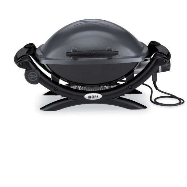 Электрический гриль Weber Q 1400 темно-серый ( на подставке)