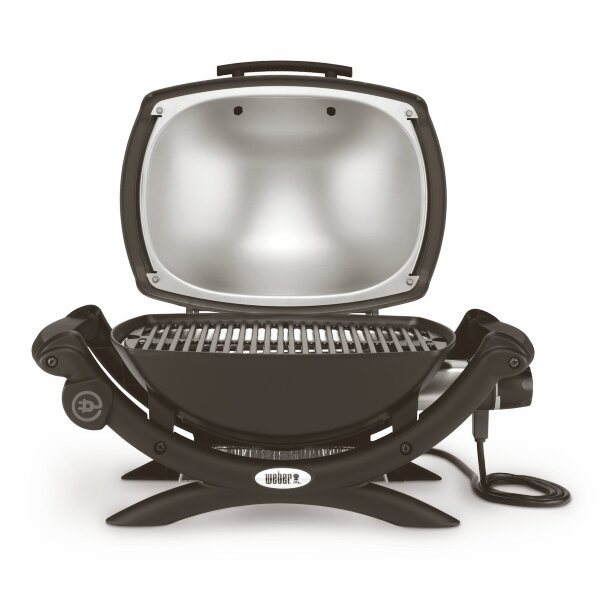 Электрический гриль Weber Q 1400 темно-серый ( на подставке)
