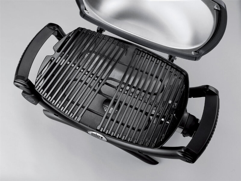 Электрический гриль Weber Q 1400 темно-серый ( на подставке)