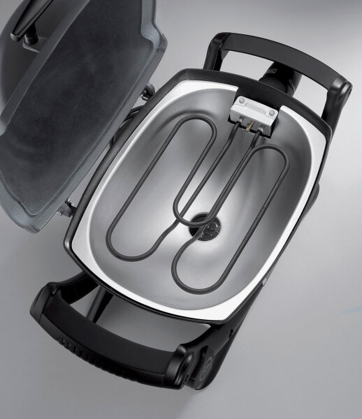 Электрический гриль Weber Q 1400 темно-серый ( на подставке)