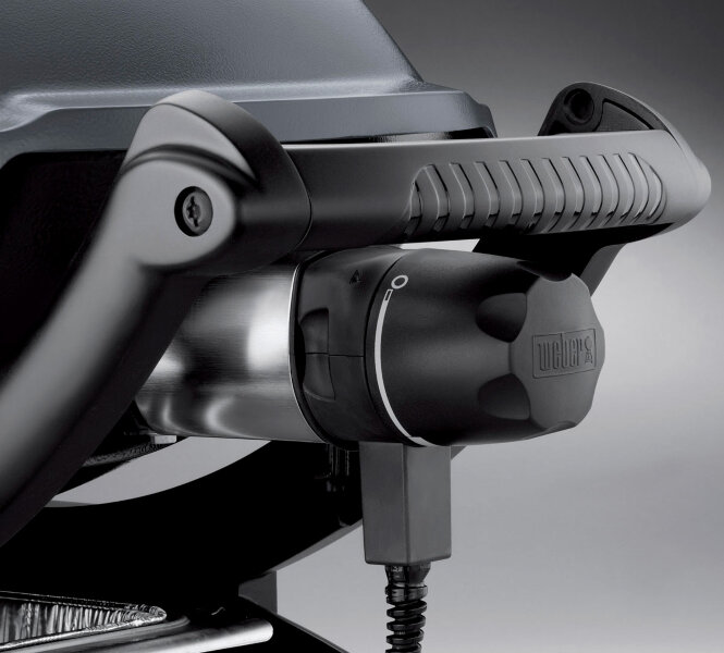 Электрический гриль Weber Q 1400 темно-серый ( на подставке)