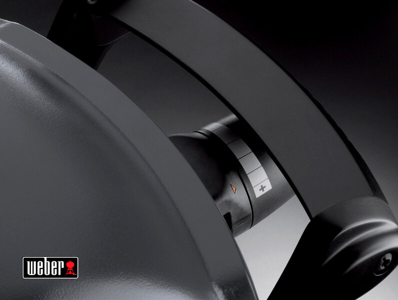 Электрический гриль Weber Q 1400 темно-серый ( на подставке)