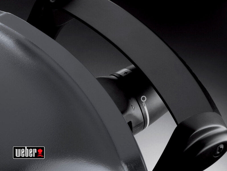 Электрический гриль Weber Q 1400 темно-серый ( на подставке)