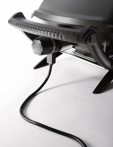 Электрический гриль Weber Q 1400 темно-серый ( на подставке)