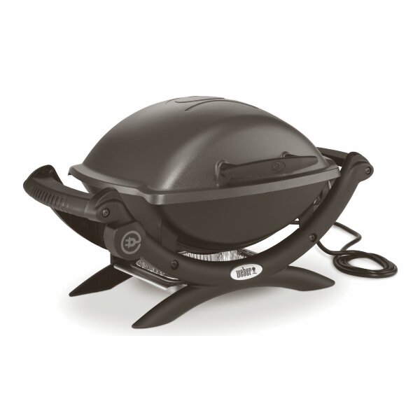 Электрический гриль Weber Q 1400 темно-серый ( на подставке)