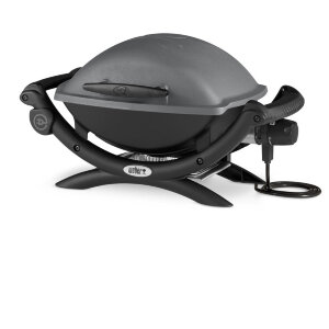 Электрический гриль Weber Q 1400 темно-серый ( на тележке )  