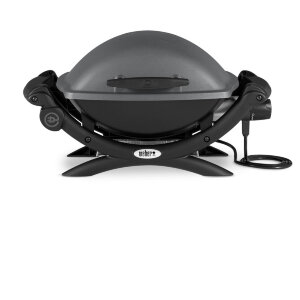 Электрический гриль Weber Q 1400 темно-серый ( на тележке )  