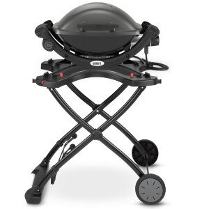 Электрический гриль Weber Q 1400 темно-серый ( на тележке )  