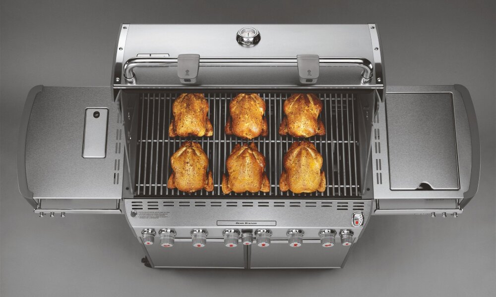 Газовый гриль Weber Summit S-670 GBS сталь