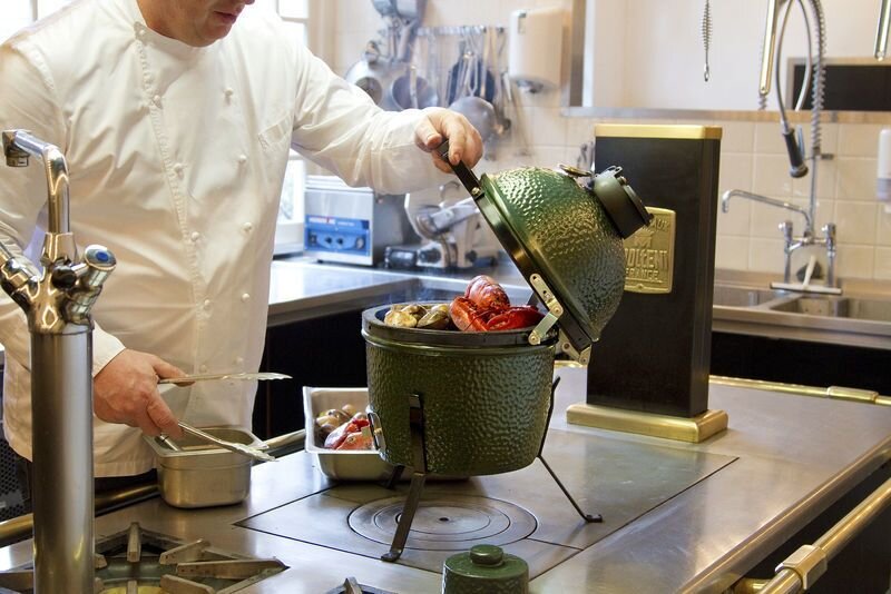 Керамический гриль Big Green Egg Mini