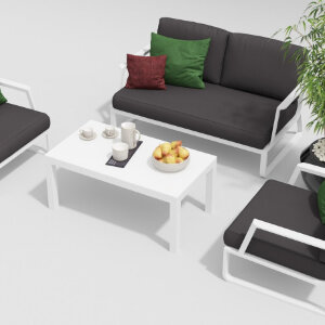 Лаунж зона Gardenini Voglie белый/антрацит