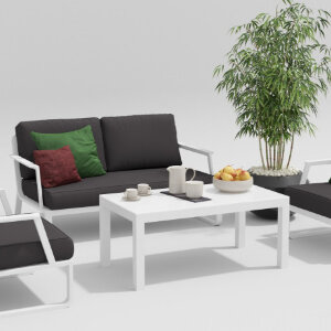 Лаунж зона Gardenini Voglie белый/антрацит