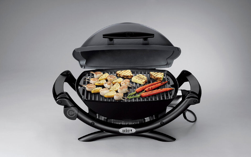 Электрический гриль Weber Q 1400 темно-серый