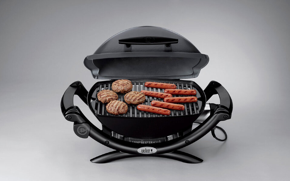 Электрический гриль Weber Q 1400 темно-серый