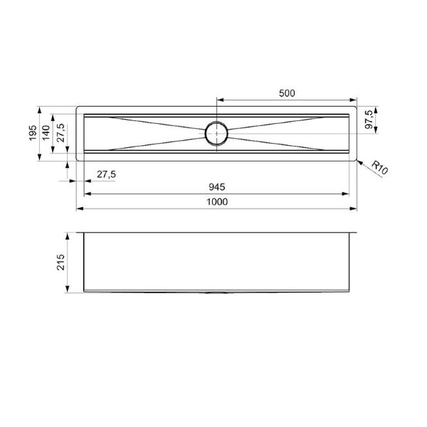 Блок Reginox Manhattan 100 (R22931)
