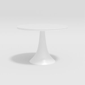 Стол обеденный Gardenini Voglie Round диаметр 110 см белый