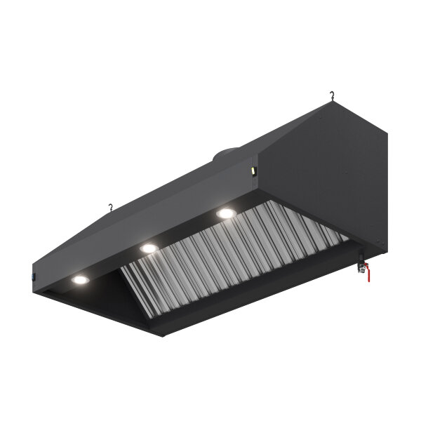 Зонт вытяжной S1 с подсветкой глубиной 1000 мм