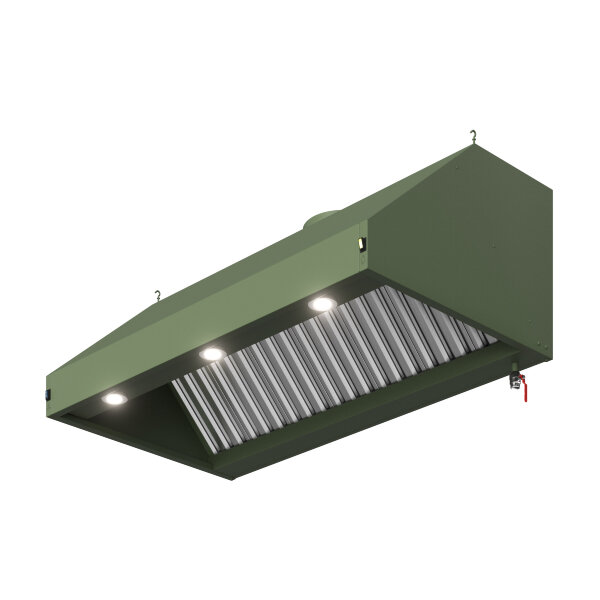 Зонт вытяжной S1 с подсветкой глубиной 1000 мм