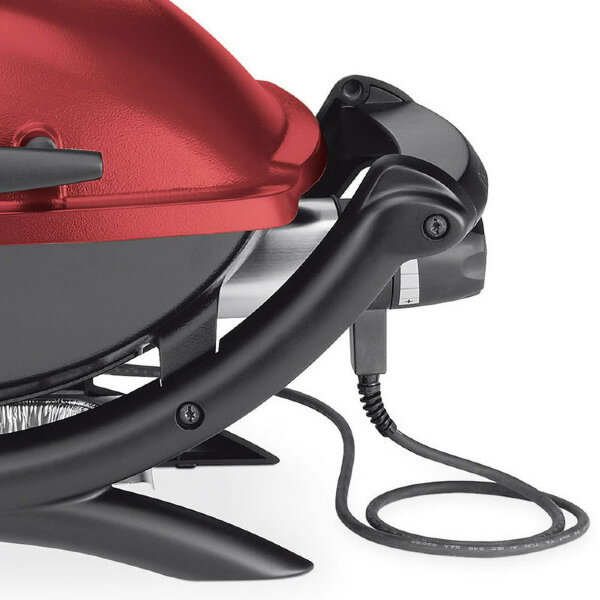 Электрический гриль Weber Q 1400 бордовый