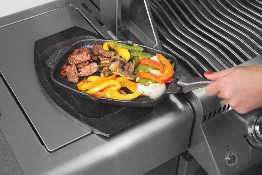 Сковорода Napoleon чугунная со съемной ручкой (прямоугольная)