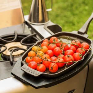 Сковорода Napoleon чугунная со съемной ручкой (прямоугольная)