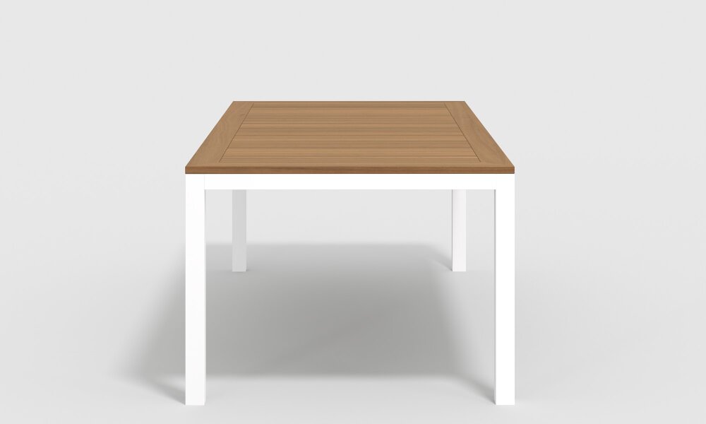 Обеденная группа Gardenini Bella со стульями Calma S белый/бежевый 220 x 100