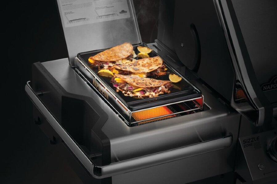 Гриль-противень планча Napoleon для горелки Sizzle Zone (3/3) чугун