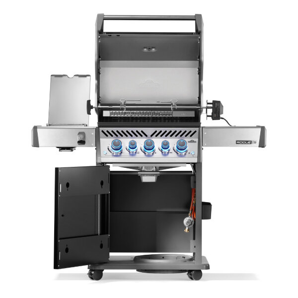 Газовый гриль Napoleon Rogue PRO-S 425 с ИК горелкой и вертелом черный