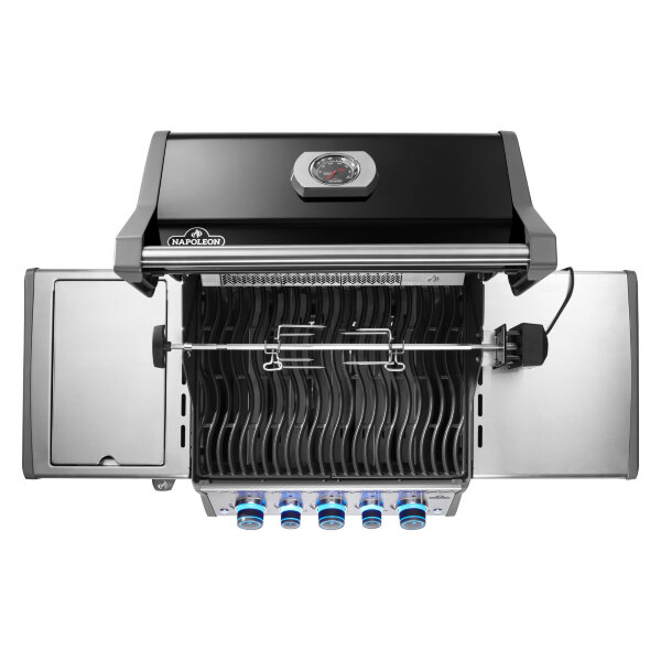 Газовый гриль Napoleon Rogue PRO-S 425 с ИК горелкой и вертелом черный
