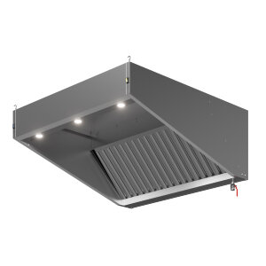 Зонт вытяжной S2 с подсветкой глубиной 1000 мм