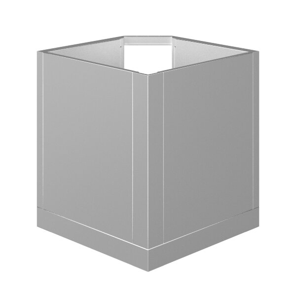 Тумба-основание угловая для круглых керамических грилей с выдвижным ящиком