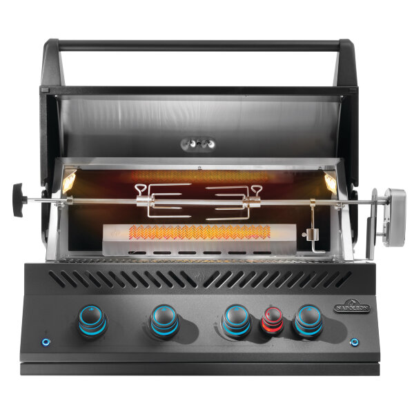 Газовый гриль Napoleon BIG-32 встраиваемый матовый черный