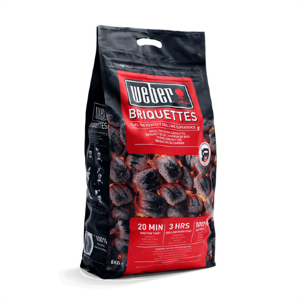 Угольные брикеты Weber 8 кг (180 минут)