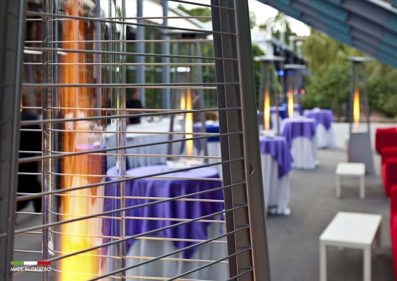 Уличный обогреватель Italkero Falo с автоматическим управлением черный