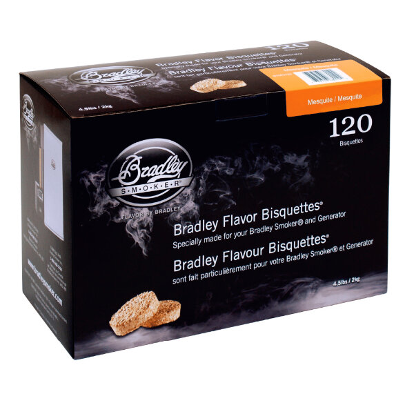 Древесные брикеты Bradley Мескит/Mesquite (120 шт)