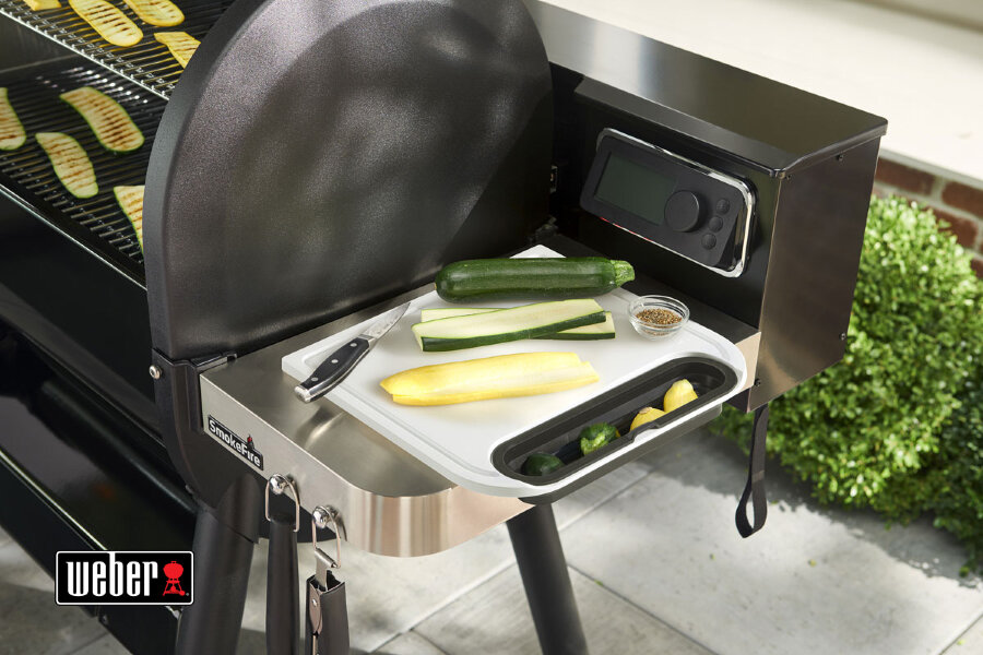 Доска разделочная для гриля Weber Traveler с контейнером