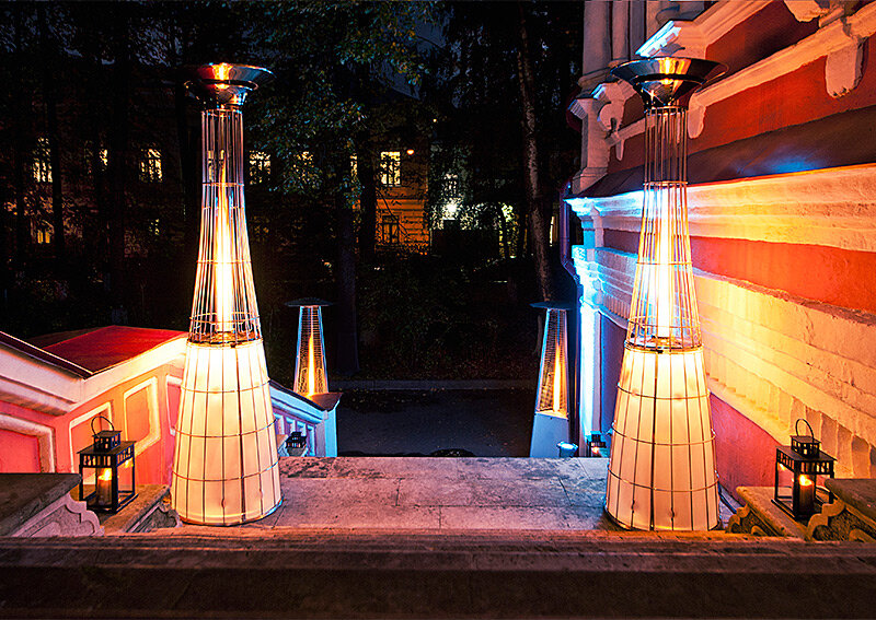 Уличный обогреватель Italkero Dolce Vita LED с ручным управлением