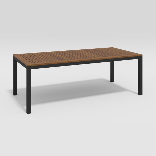 Стол обеденный Gardenini Bella 200 x 100 см темно-серый